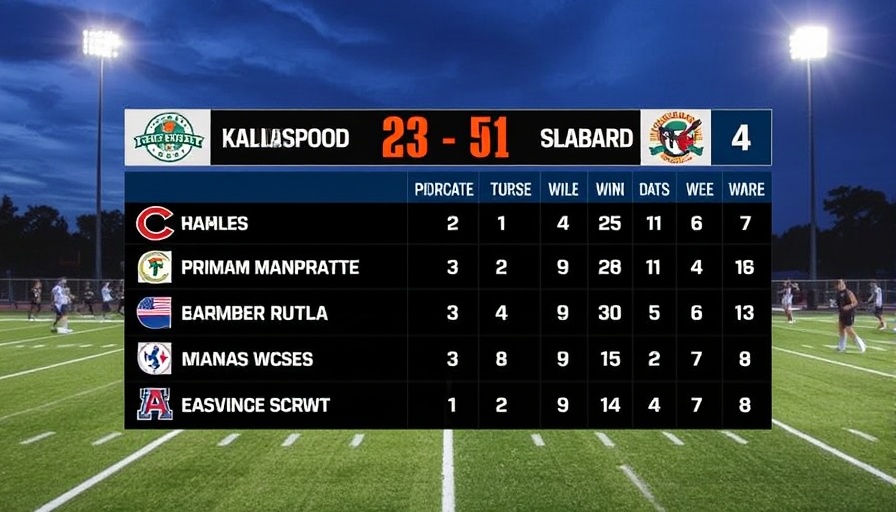 Kalamazoo-area high school football scoreboard for Week 3 of 2025 season