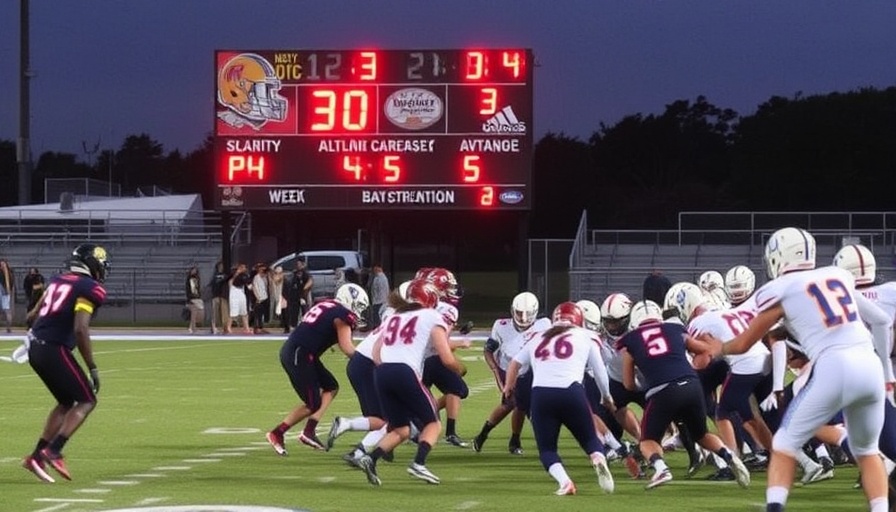 High school football scoreboard in Bay City area for Week 3 of 2025