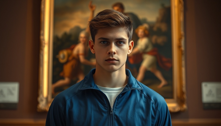 Central Michigan football preview 2025: Young man in sports jacket in museum setting