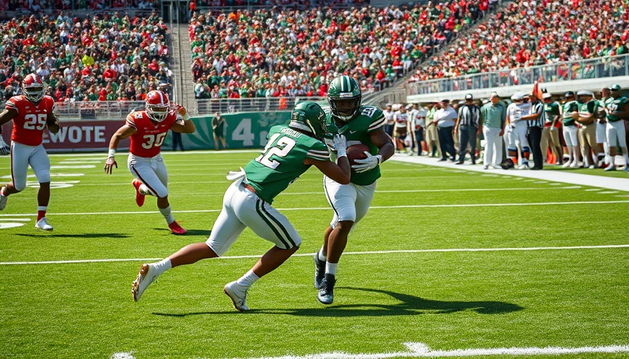 Dynamic football scene with players capturing the excitement of the game.