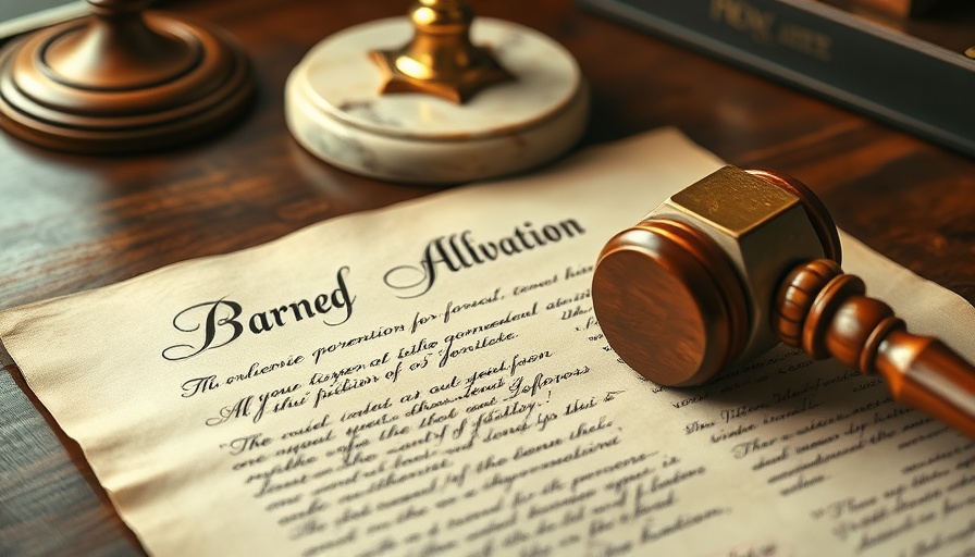Historical document and gavel displaying justice theme, Black History Events September 17-23.