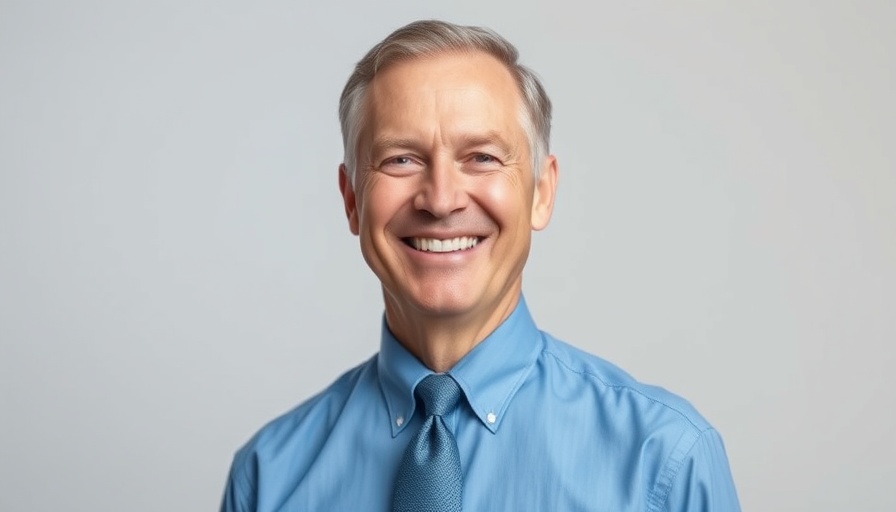 Portrait of a smiling man representing Michigan budget leadership.