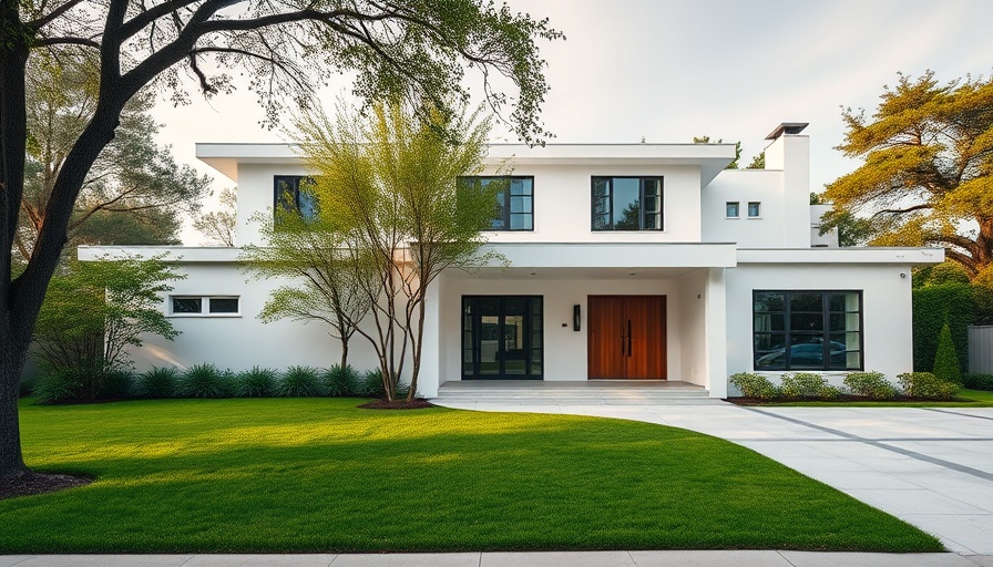Modern house highlighting estate planning in worst states for estate taxes.