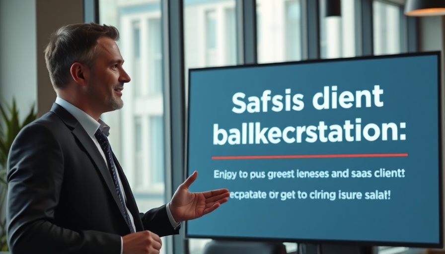 Confident professional discussing building SaaS clients strategy in modern office.