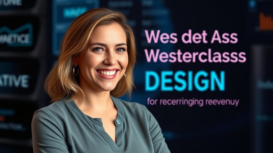 Web design masterclass banner on recurring revenue