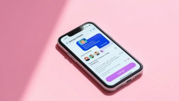 Smartphone chatbot with shopping details, AI in digital marketing for wellness practitioners.