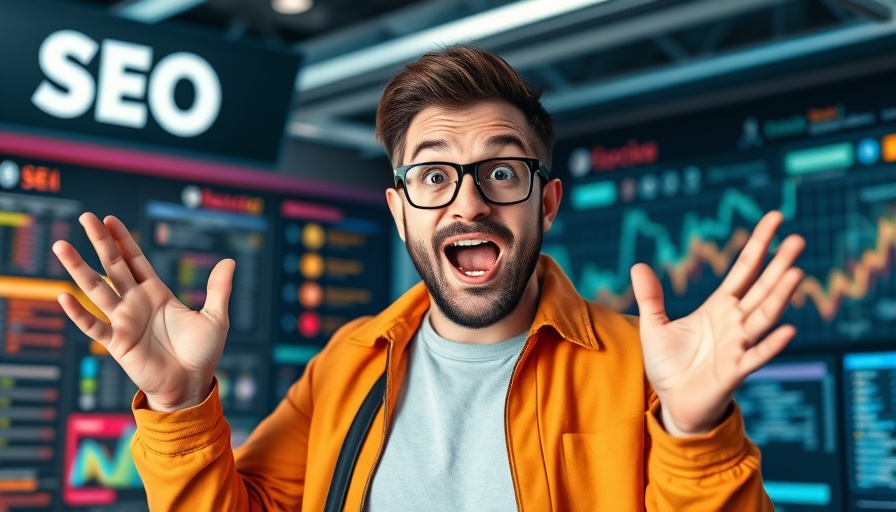 Man presenting SEO upgrades for wellness practitioners.