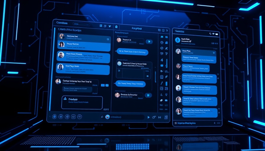 Real-time chat interface for wellness practitioners displayed on a digital platform.