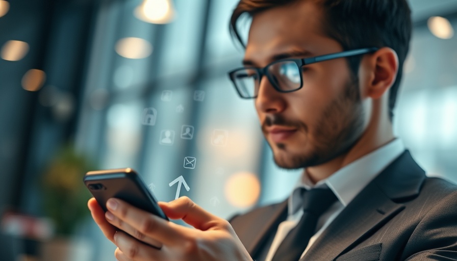 Brand SEO for Wellness Practitioners, digital strategy focus, business person using smartphone.