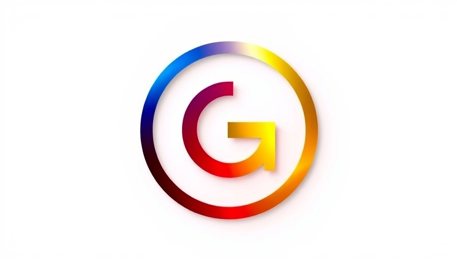 Stylized 'G' logo in red and gold gradient on white background.
