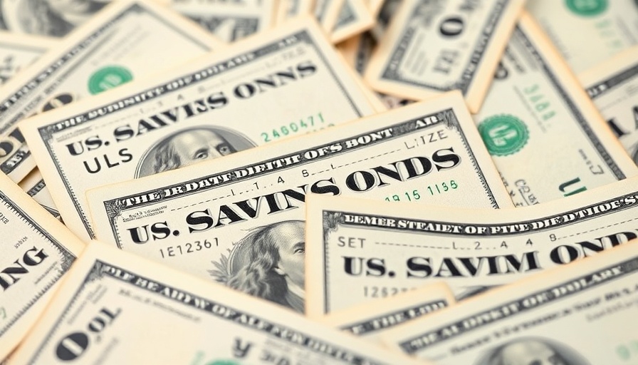 Close-up of U.S. savings bonds for inflation protection investments.