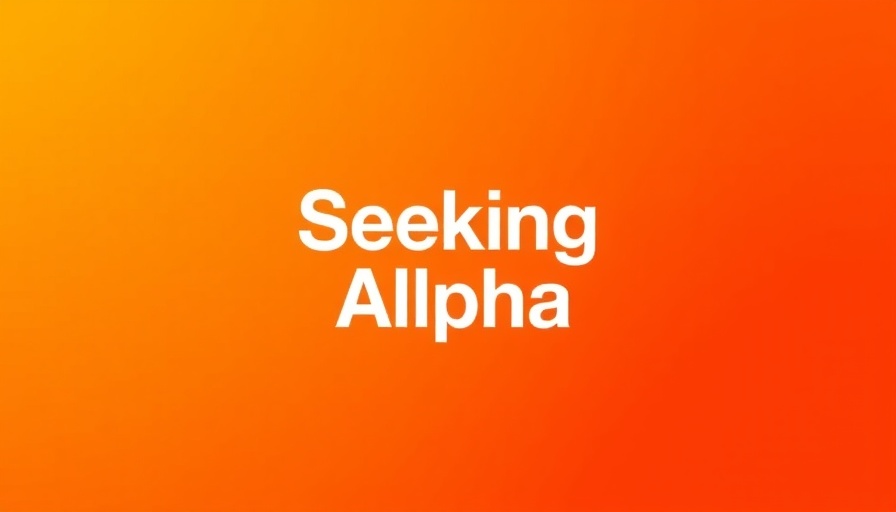 Minimalistic background with Seeking Alpha text.