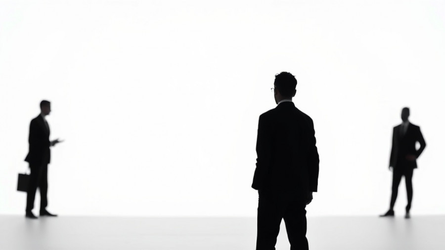 Silhouettes of businessmen in suits for USA market analysis.