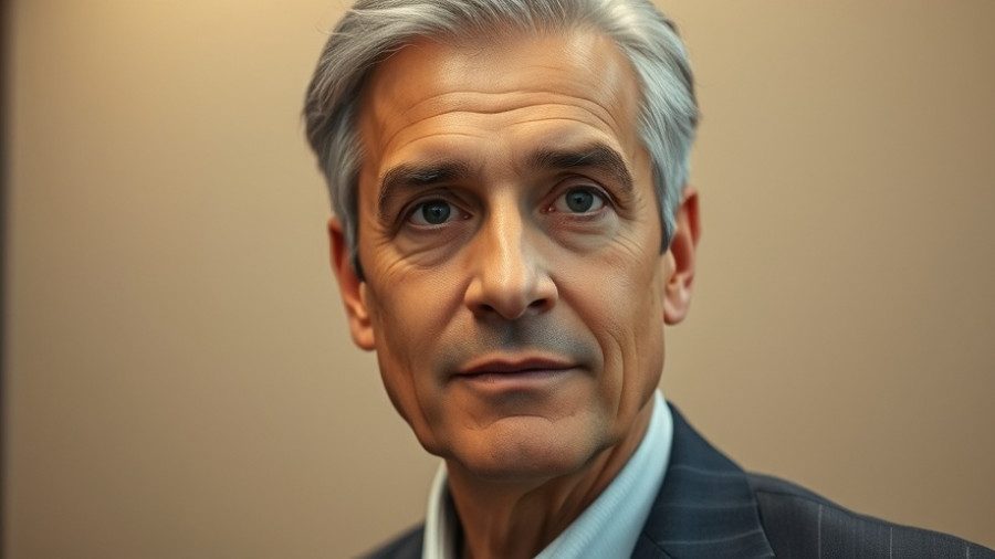 Professional portrait of a mature man for USA market analysis.