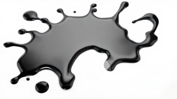 Oil barrel spill forming map shape representing US market overview.