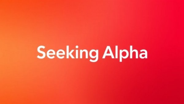 Bright gradient logo with 'Seeking Alpha' text on vibrant background related to NCC Group Q4 2025 results