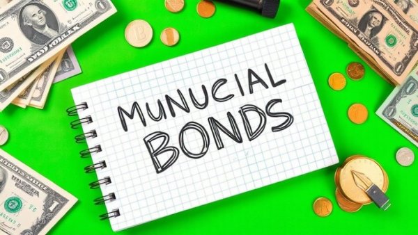 Artistic sketch of municipal bonds with dollar signs, highlighting PIMCO Municipal Income Fund Analysis.