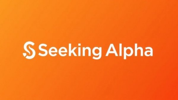 Seeking Alpha logo on a gradient orange background related to USA market analysis.