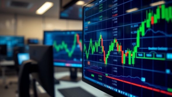 USA market analysis with financial charts and graphs.