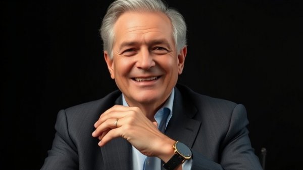 Christopher Bovell tributes: Elderly man smiling warmly in formal attire.