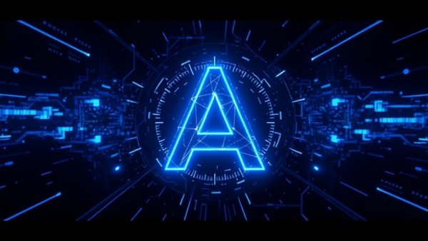 Futuristic digital 'A' graphic for USA market analysis.