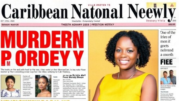 Caricom Aid to Cuba headline on newspaper front page with bold red text.