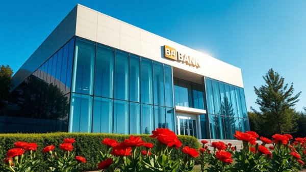 Bank OZK headquarters with modern architecture and garden, highlighting 7.3% dividend.