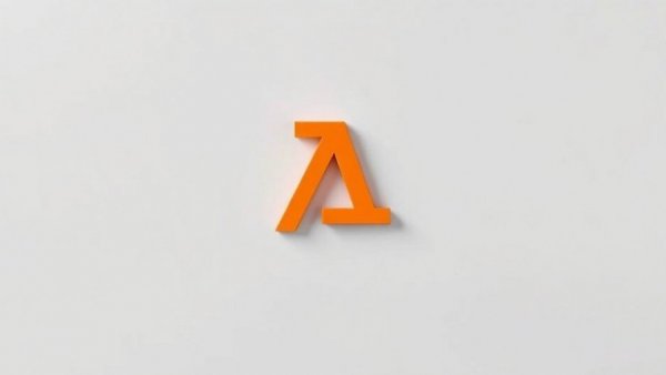 Minimalist orange alpha symbol representing USA market analysis.