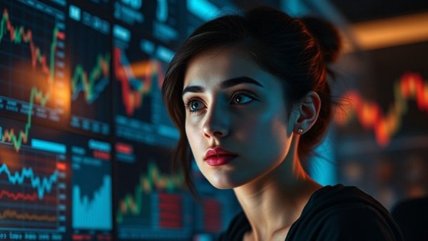 Woman analyzing data charts to optimize resources for maximum impact.