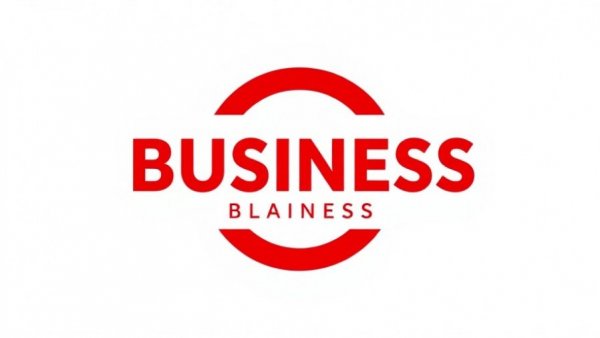 Stylized red and white logo with bold text