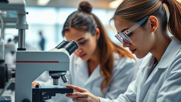 Lab research by three women showcasing laboratory infrastructure innovation.