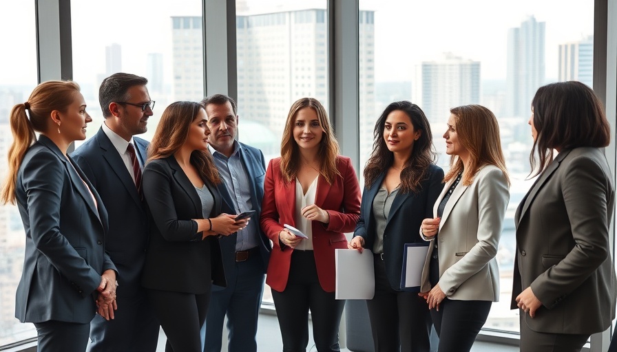 Entrepreneurs discussing legal protections in a modern office.