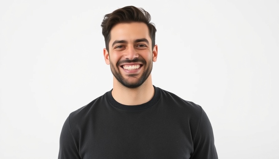Confident smiling man, emphasizing cultural differences in sales.