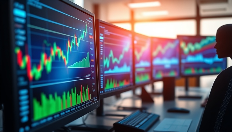 Vibrant business graph for USA market analysis.