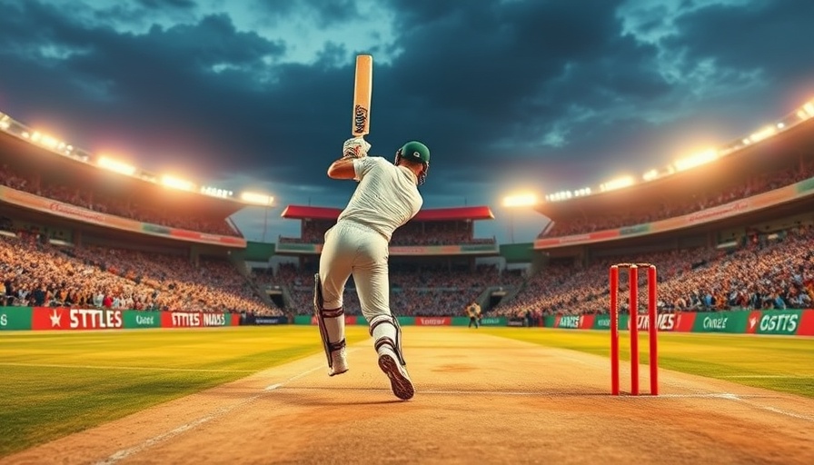 Exciting cricket match scene during Caribbean festivals in fall 2025.