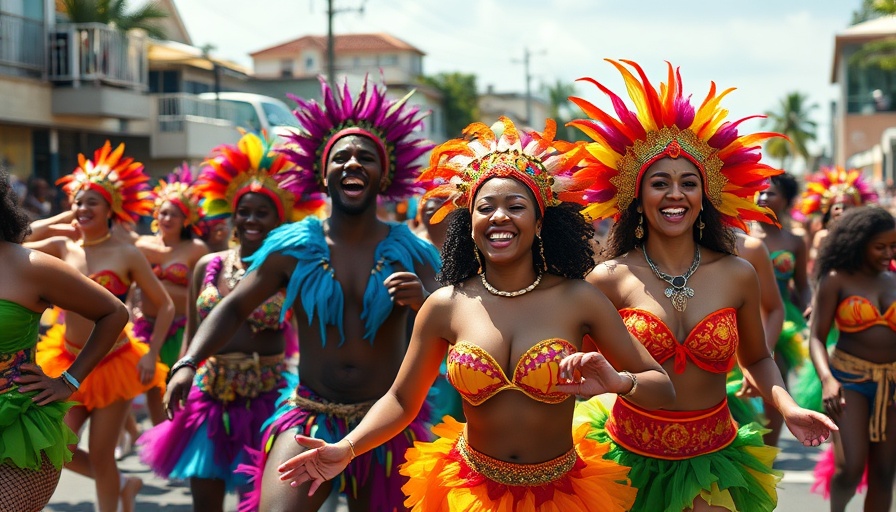 Respectfully Enjoy Caribbean Carnivals with vibrant dancers.