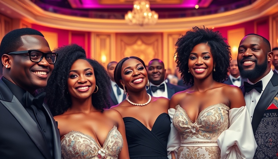 Caribbean artists at the Emmys event.