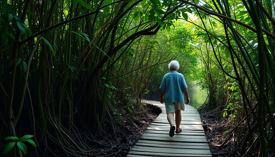 Exploring mangrove forest in Eastern Caribbean Wildlife Guide.