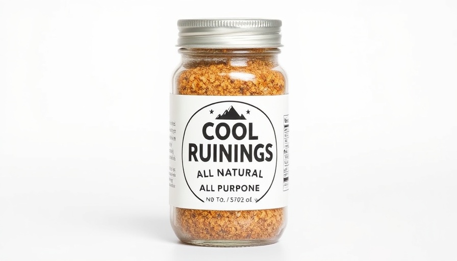 Cool Runnings All Natural All Purpose Seasoning jar, perfect for stuffed peppers recipe.