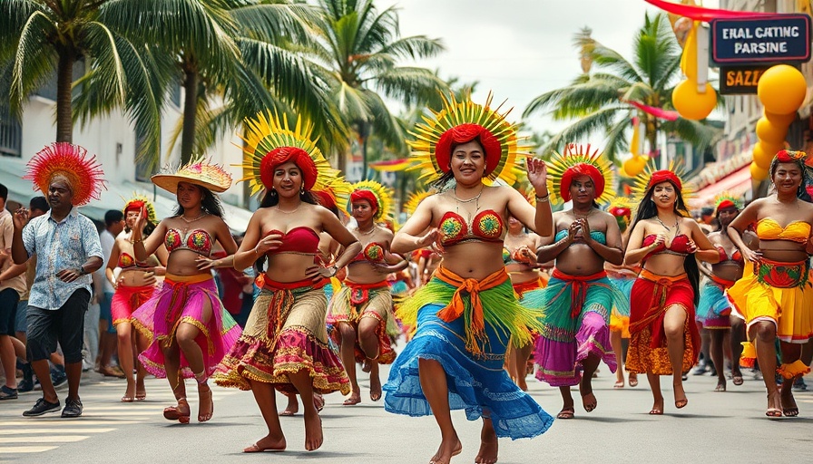 Explore beyond St. Lucia Carnival with vibrant street parade dancers