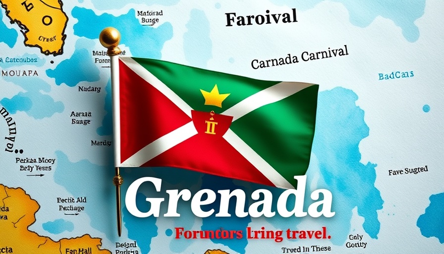 Grenada Carnival travel tips with map and flag info