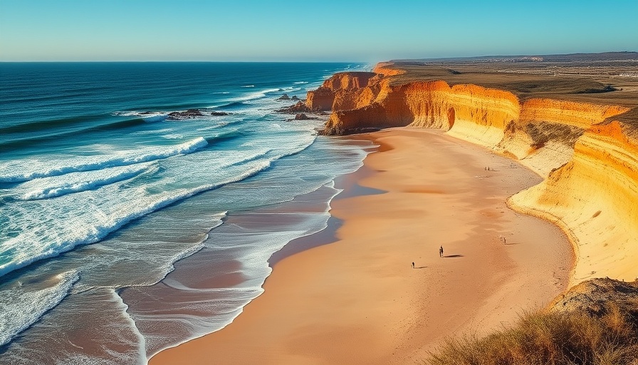 Impact of climate change on tourism: coastal erosion and sparse beach.
