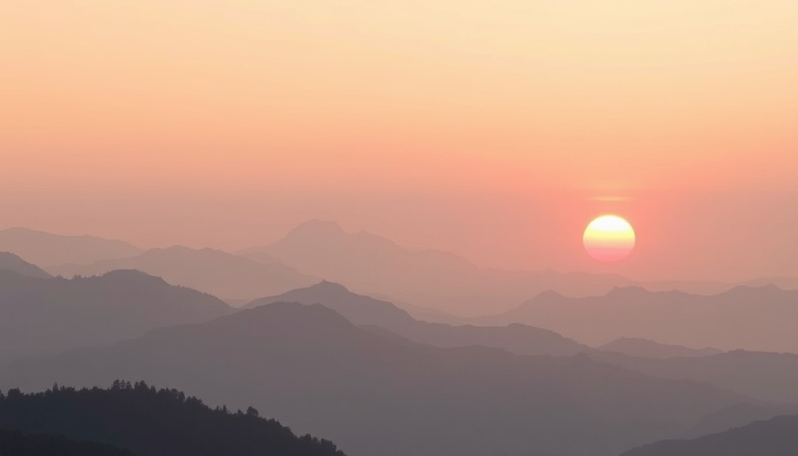 Highland Opportunities and Income Fund 8% Dividend Yield scenic mountain sunrise.