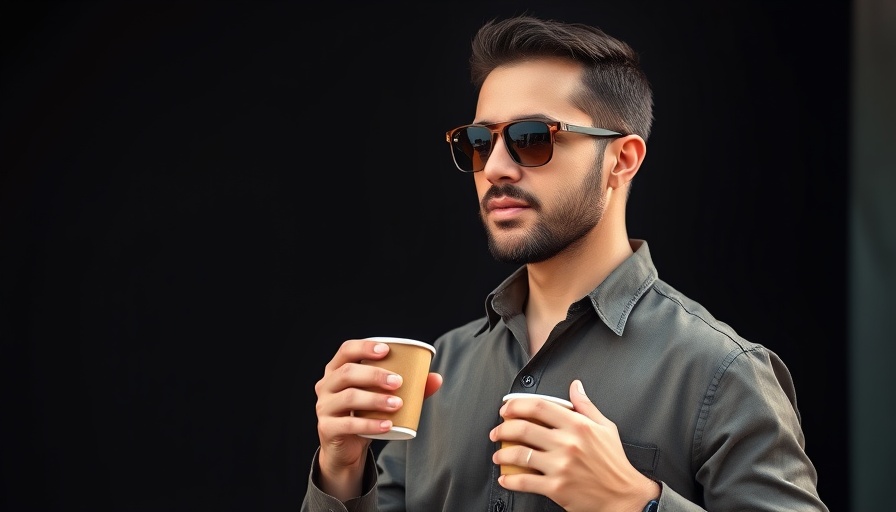 Reflective CEO holding coffee on day 100.
