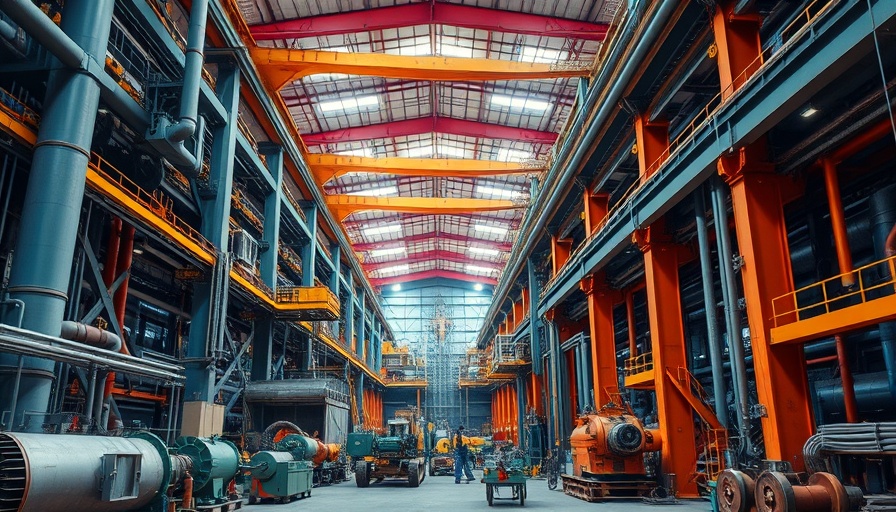 Ternium metal factory showcasing investment opportunities.