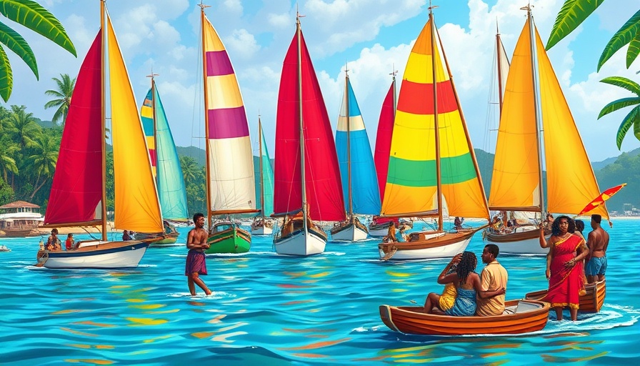 Camille's Lakou book review: Caribbean celebration artwork.