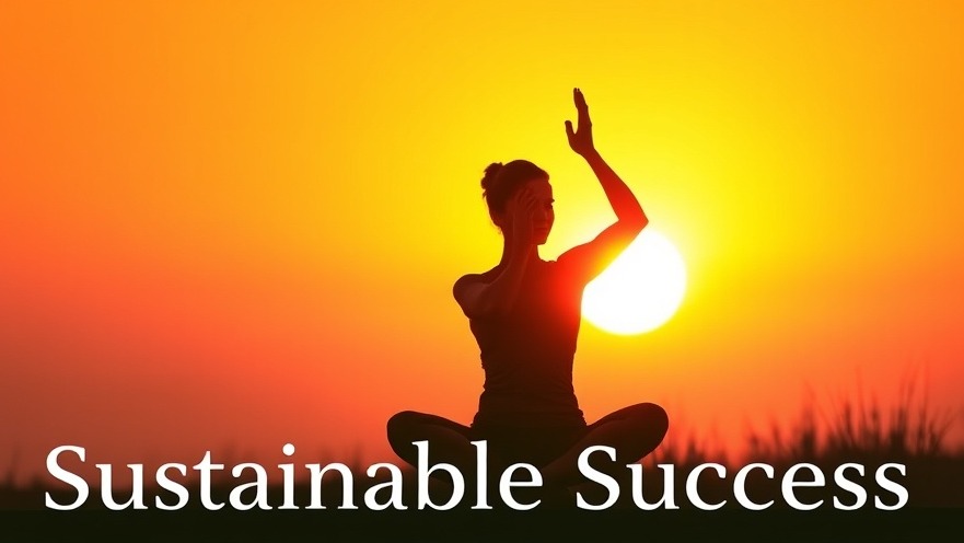 A serene yoga practice at sunrise, embodying the discipline of inspiring entrepreneur stories.