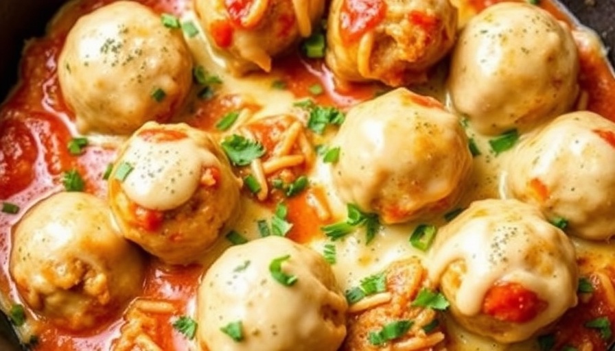 Chicken Parmesan Meatball Skillet (Easy One-Pan Dinner)