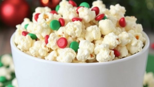 Christmas Popcorn (The Perfect Holiday Treat!)