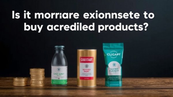 Is it more expensive to buy accredited products?